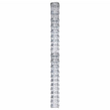Vidaxl HEK 50x1.25 M verzinkte Stahl Silberfarbe