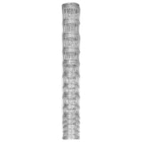 Vidaxl -Zaun 50 m 150 cm verzinkter Stahl Silberfarben