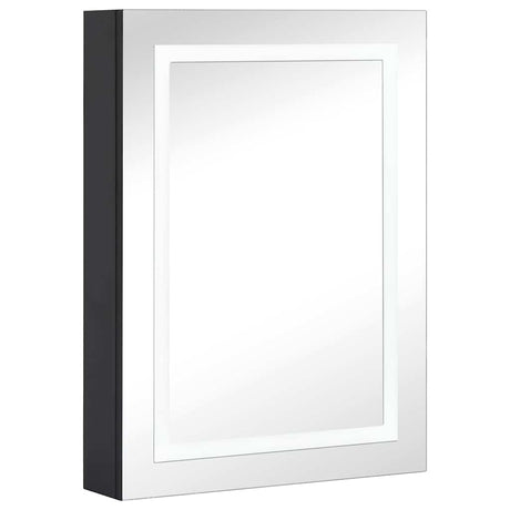 Vidaxl badkamerkast met spiegel en led 50x13x70 cm