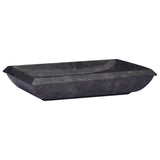 Vidaxl Sink 50x35x10 cm marmor svart