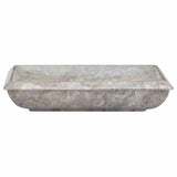 Vidaxl Sink 50x35x10 cm Marmorgrau