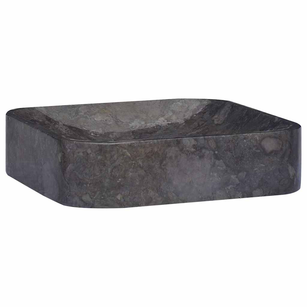 Vidaxl Sink 40x40x10 cm Marmor Schwarz