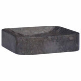 Vidaxl Sink 40x40x10 cm Marmor Schwarz