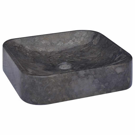 Vidaxl Sink 40x40x10 cm Marmor Schwarz