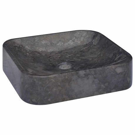 Vidaxl Sink 40x40x10 cm Marmor Schwarz