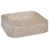 Vidaxl Sink 40x40x10 cm mramor šedá