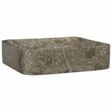 Vidaxl Sink 40x40x10 cm Marmorgrau