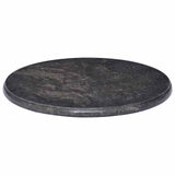 Vidaxl tafelblad ø50x2,5 cm marmer zwart