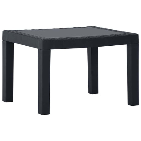 Vidaxl 3-delige loungeset met kussens kunststof grijs