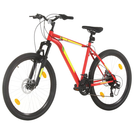 VidaXL Mountainbike 21 Gänge 27,5 Zoll Räder 42 cm Rahmen Rot
