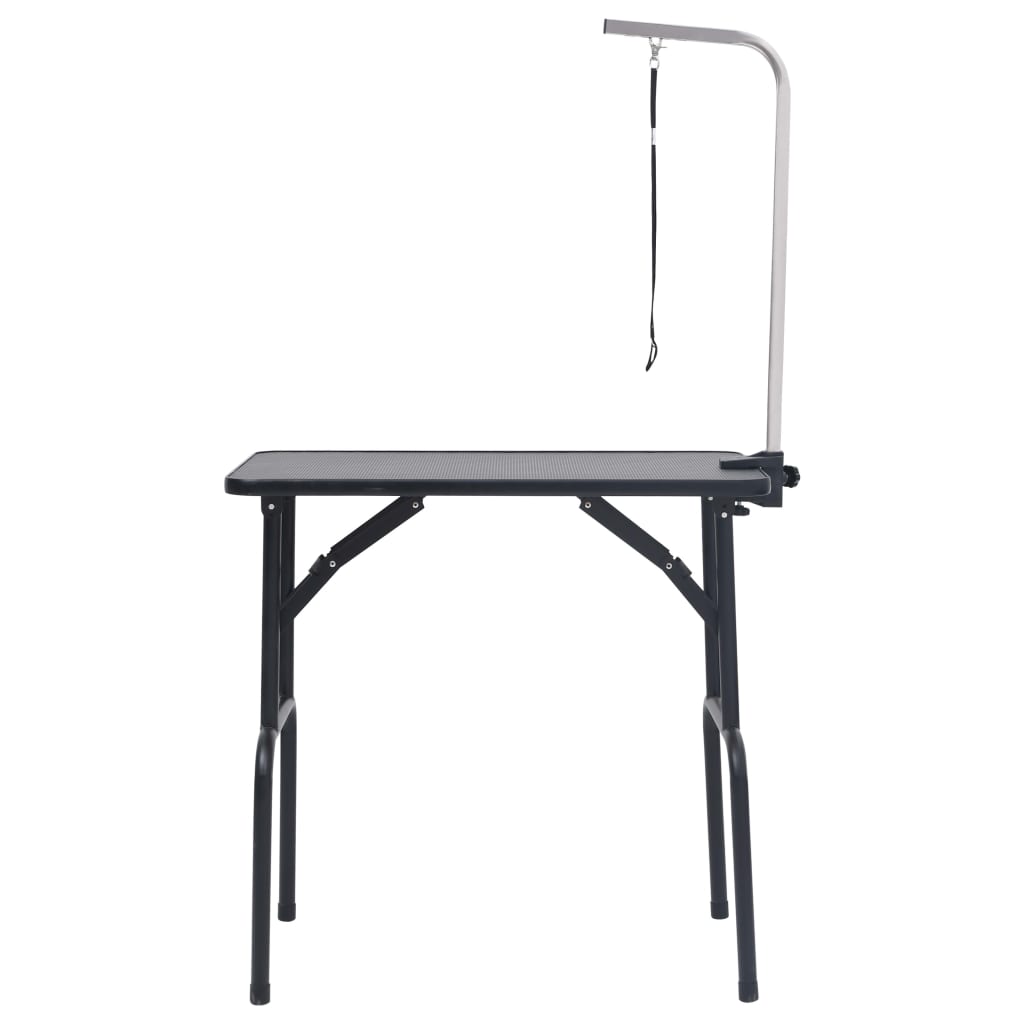 Table de garniture de chien vidaxl réglable avec 1 boucle