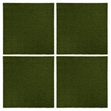 Vidaxl künstliche Grasfliesen 4 ST 50x50x2,5 cm Gummi