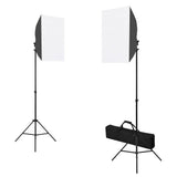 Vidaxxl Fotostudio-Set mit Softbox-Leuchten und Reflektor