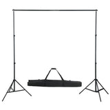 Vidaxl Photo Studio Set mit Lampen, Regenschirmen, Hintergrund und Reflektor