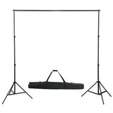 Vidaxl Photo Studio Set mit Lampen, Regenschirmen, Hintergrund und Reflektor