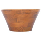 Vidaxx Waschbecken ø40x20 cm massives Teakholz