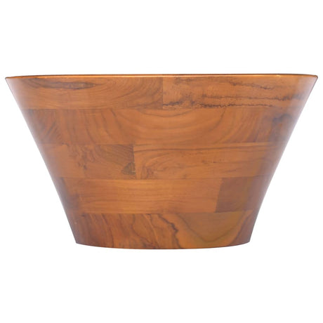 Vidaxx Waschbecken ø40x20 cm massives Teakholz