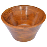 Vidaxx Waschbecken ø40x20 cm massives Teakholz