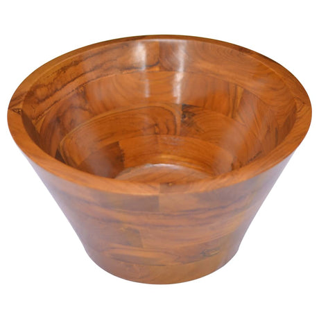 Vidaxx Waschbecken ø40x20 cm massives Teakholz