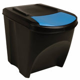 Vidaxl Garbage Cans 3 ST Stackable 75 L antracyt -colored