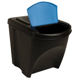 Vidaxl Garbage Cans 3 ST Stackable 75 L antracyt -colored