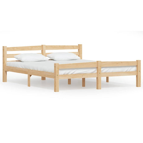 Vidaxl bedframe massief grenenhout 160x200 cm