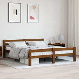 Vidaxl bedframe massief grenenhout honingbruin 160x200 cm