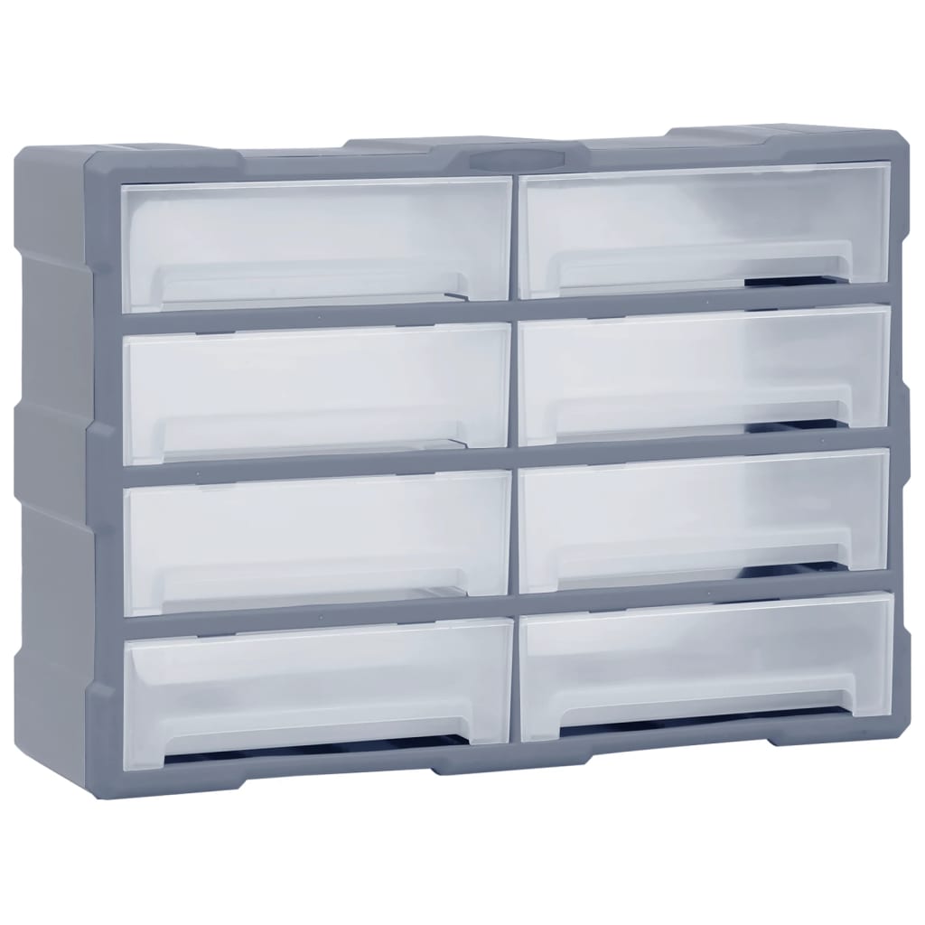 VIDAXL -Organizer mit 8 großen Schubladen 52x16x37 cm