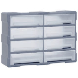 VIDAXL -Organizer mit 8 großen Schubladen 52x16x37 cm