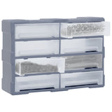 VIDAXL -Organizer mit 8 großen Schubladen 52x16x37 cm
