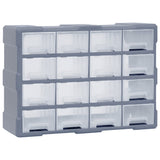 VIDAXL -Organizer mit 16 mittleren Schubladen 52x16x37 cm
