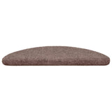 Vidaxl Treppenmatten Selbstadhäsiv 5 Teile 56x17x3 cm hellbraune Hemisphäre