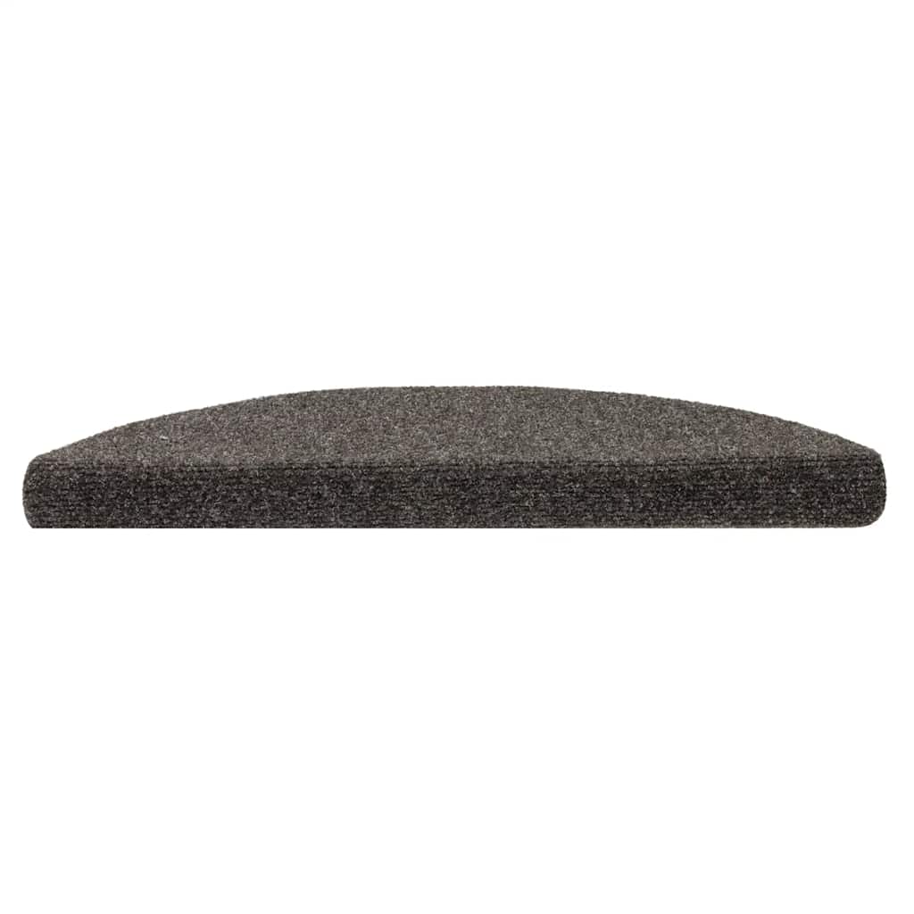 Vidaxl -Treppen selbst -adhäsiv 5 Teile 56x17x3 cm Anthrazithemisphäre halb rund
