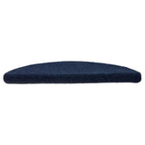 Vidaxx selbstklebende Stufenmatten 10 Stück 56x17x3 cm marineblau halbrund