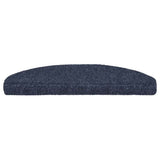 Vidaxl -Treppen selbst -adhäsiv 5 Teile 65x21x4 cm blau halbround groß