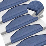 Vidaxx Stufenmatten 10 St. 65x24x4 cm blau halbrund groß