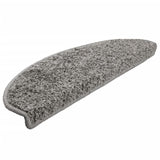 Vidaxl stair mats 10 st 65x21x4 cm gray