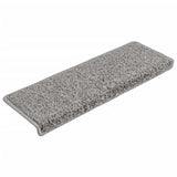 Vidaxl stair mats 10 st 65x21x4 cm gray