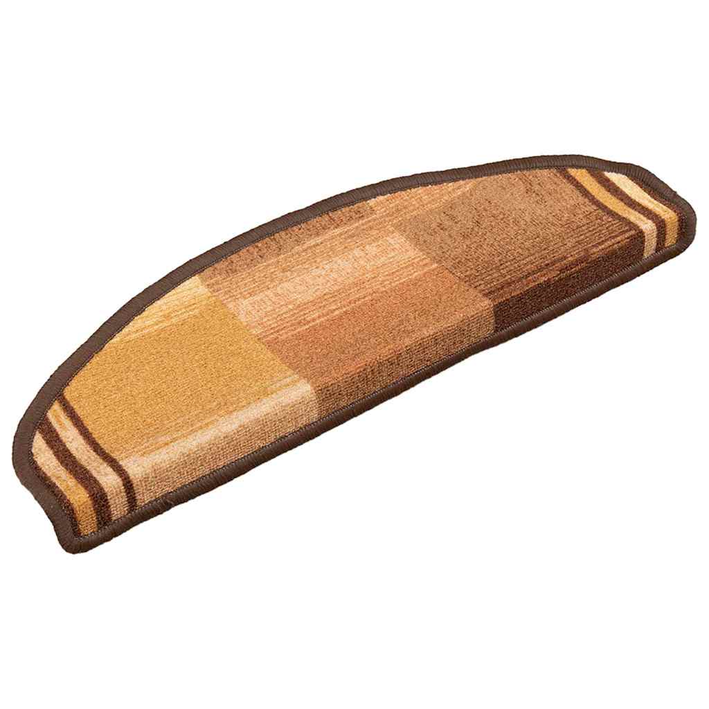 VidaXL Stufenmatten selbstklebend 5 Stück 65x21x4 cm braun