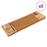 VidaXL Stufenmatten selbstklebend 5 Stück 65x21x4 cm Beige