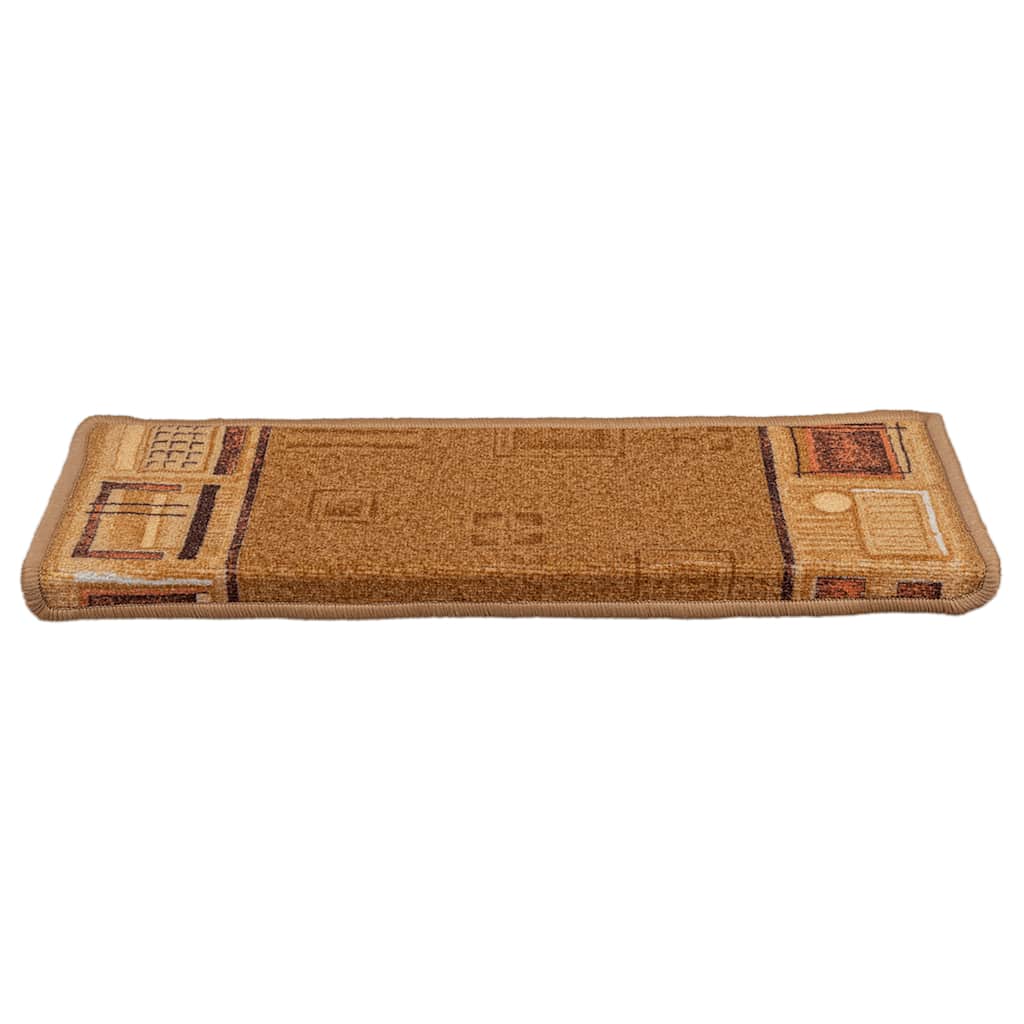 VidaXL Stufenmatten selbstklebend 10 Stück 65x21x4 cm Beige