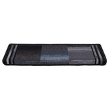 VidaXL Stufenmatten selbstklebend 5 Stück 65x21x4 cm Schwarz und Grau