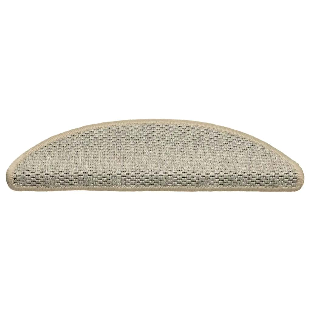 Vidaxl tappetini per autoadesivi 15 St sisal look 56x17x3 cm verde chiaro