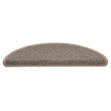 Vidaxl-Treppenmatten selbstklebend 15 St. Sisal Look 56x17x3 cm dunkler Beige