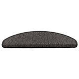 Vidaxl-Treppen selbst klebend 15st Sisal Look 65x21x4cm Anthrazitfarbe