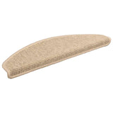 Vidaxx Stufenmatten 15 St. 65x21x4 cm hellbeige halbrund groß
