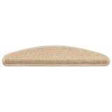 Vidaxx Stufenmatten 15 St. 65x21x4 cm hellbeige halbrund groß