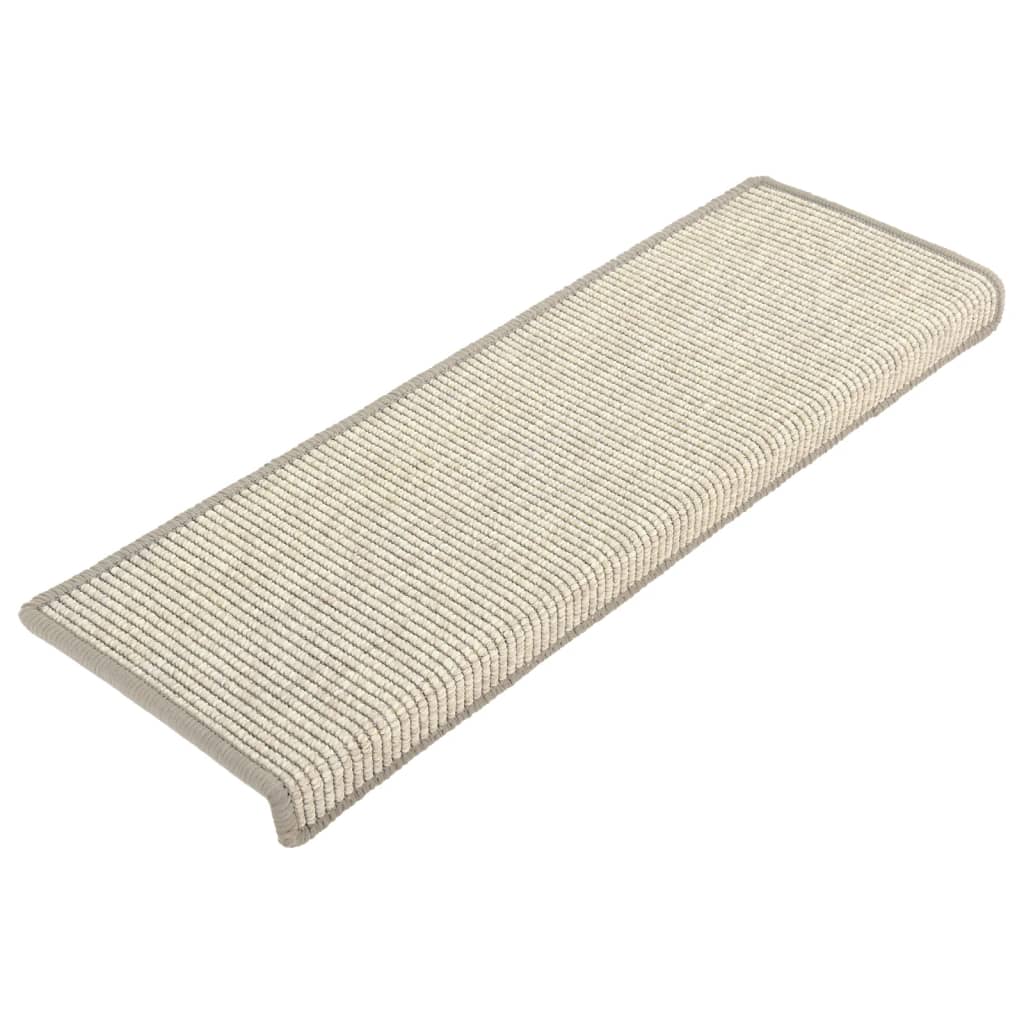 Vidaxl Stair Mats Self -Adhesive 15 St 65x21x4 cm stříbrné barvy