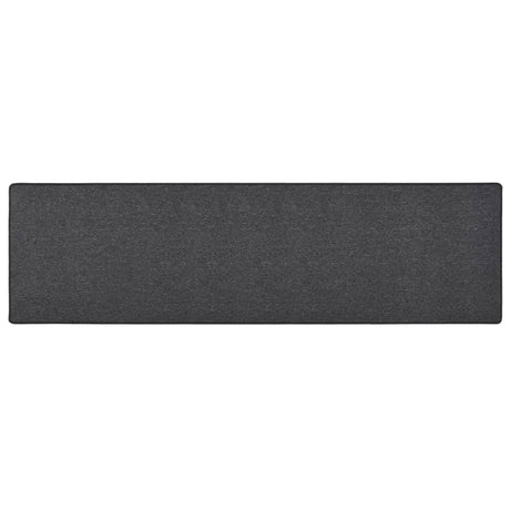 VIDAXL -Teppichläufer 50x200 cm Anthrazit -ausgelöst
