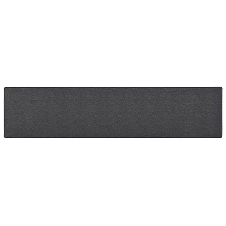 VIDAXL -Teppichläufer 80x400 cm Anthrazit -gelöscht